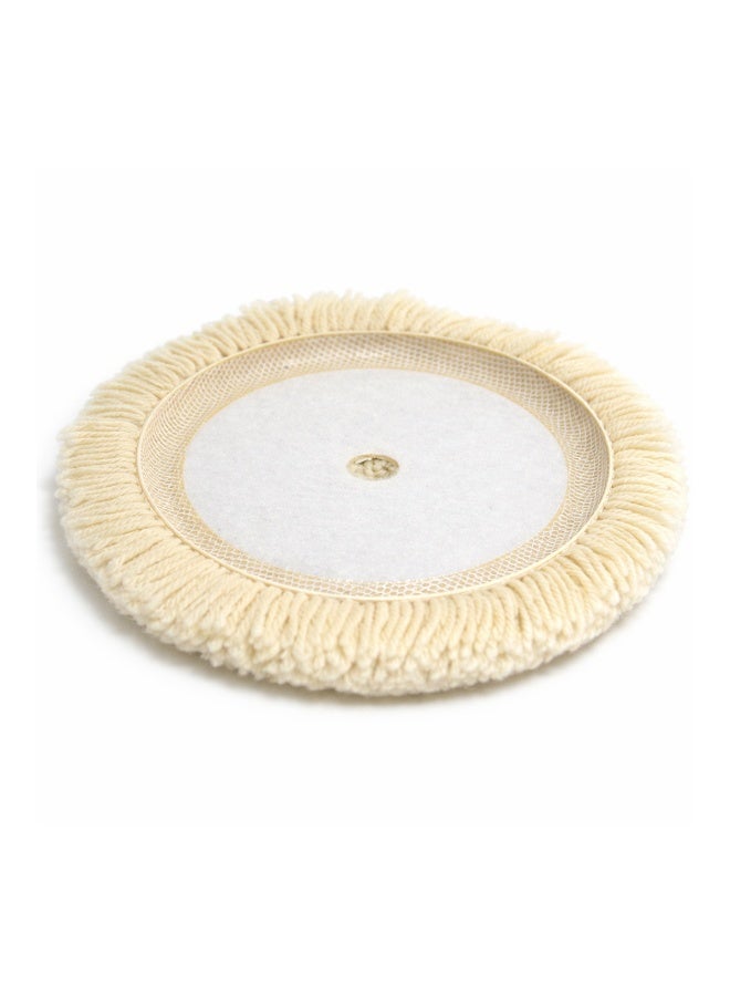 وسادة تلميع صوفية مقاس 7 بوصات، وسادة تلميع بخطاف وحلقة لجهاز تلميع السيارات، عجلة تلميع صوفية عالية الكفاءة لعمليات الصقل والتلميع وإزالة الخدوش، وسادة احترافية مقاس 180 مم لتفاصيل السيارات والقوارب والزجاج والخشب - PS001 - Image 2